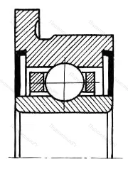 Подшипник  880038 размер 8x28x9 от производителя  ГПЗ-6