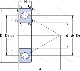 Подшипник BSD 4090 C