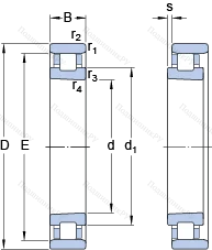Подшипник N 1015 KPHA/SP