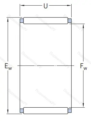 Подшипник K 12x16x13 TN в Ульяновске