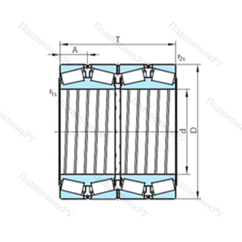Подшипник роликовый радиально-упорный  612-21-1