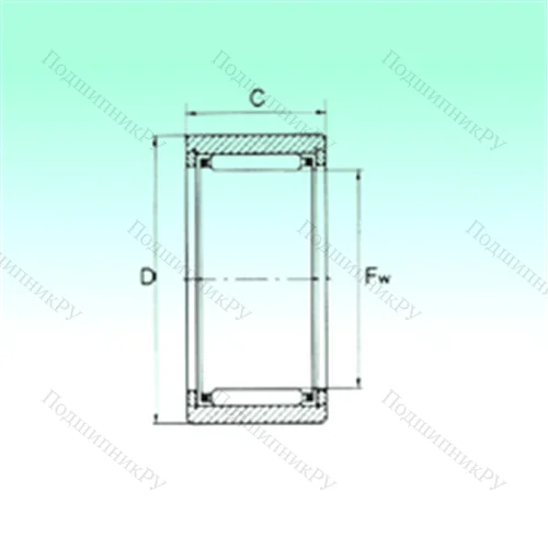 Подшипник игольчатый радиальный NK 6/10 TN