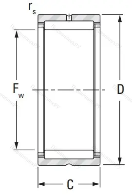 Игольчатый подшипник RNA 4912