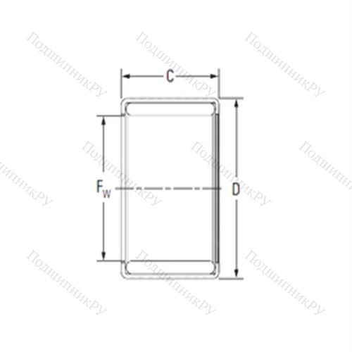 Подшипник игольчатый радиальный Y 248