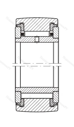 Игольчатый подшипник NATR 30 PP A от производителя  INA