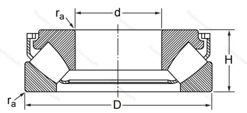 Упорный роликовый подшипник 29424 M (9039424 Л ГОСТ) в Ульяновске