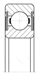 Модификация подшипника 6-180208А 
