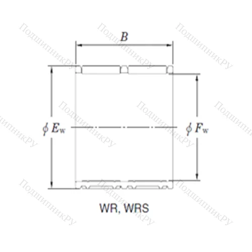 Подшипник игольчатый радиальный WR 24/34 от производителя  KOYO