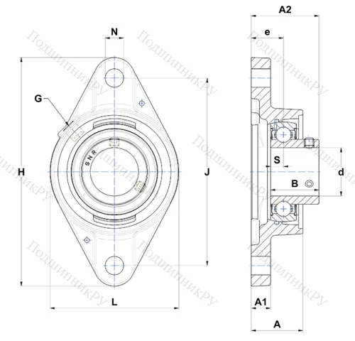 Подшипниковый узел USFLE 207 в Ульяновске