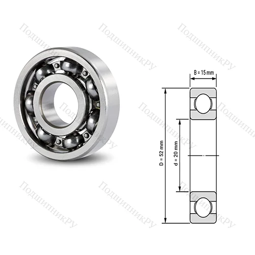 Подшипник шариковый радиальный F 18011