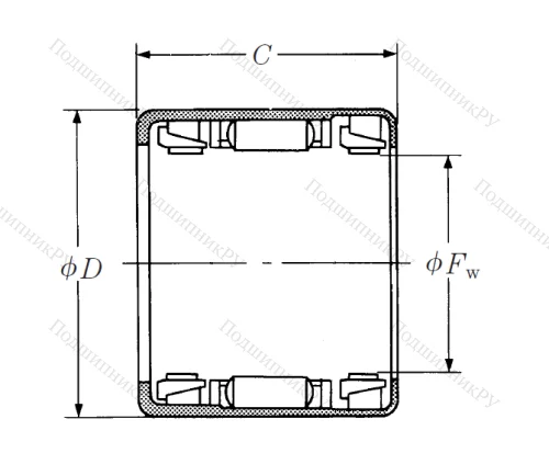 Подшипник обгонной муфты  4 RCB-121616 в Ульяновске