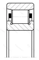 Подшипник  N 2311 (2611) размер 55x120x43 от производителя  SKF