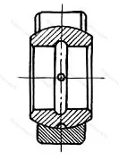 Подшипник GE 160 EXC размер 160x230x105/80 от производителя  SKF
