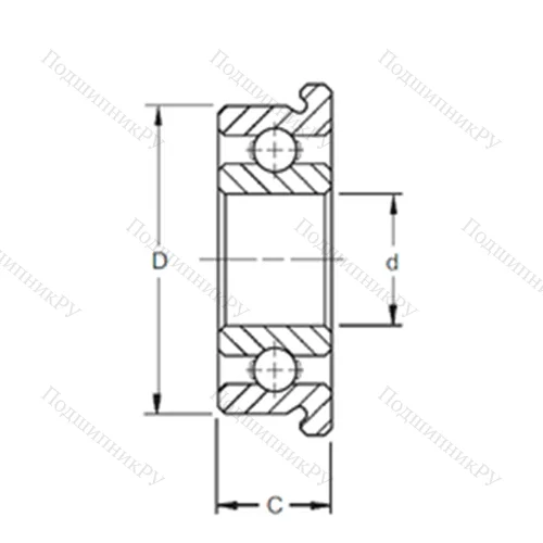 Подшипник шариковый радиальный MF 95