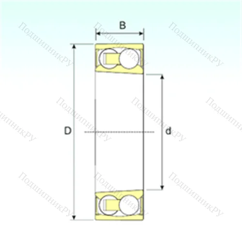 Подшипник шариковый радиальный самоцентрирующийся 2207-2RSKTN 9