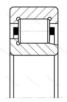 Модификация подшипника 42308 размер 40x90x23 ГПЗ-34 от производителя  ГПЗ-34