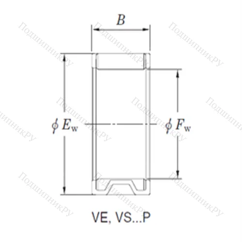 Подшипник игольчатый радиальный
