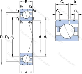 Подшипник 7036 ACD/HCP 4AL в Ульяновске