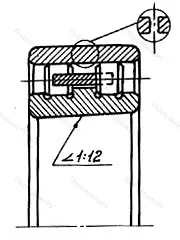 Подшипник  3182122 (NN 3022K) 