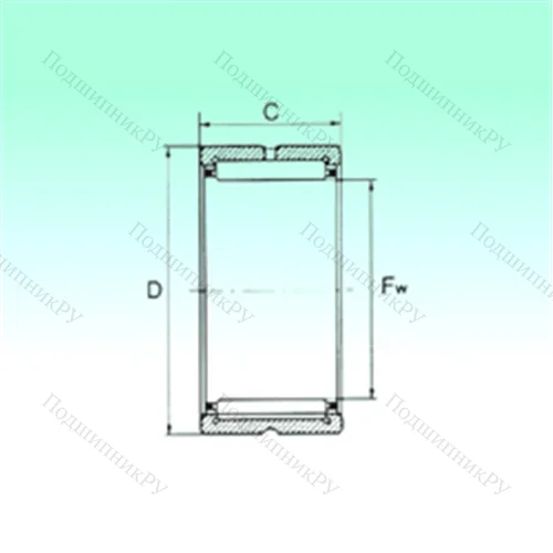 Подшипник игольчатый радиальный NK 15/20