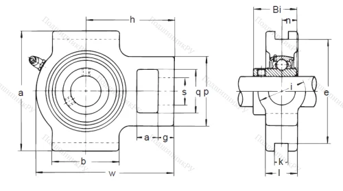 Подшипниковый узел UCT 217 в Ульяновске