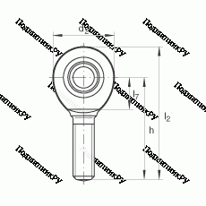 Подшипник GAR 8-UK