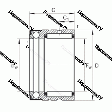 Подшипник NX 25-Z